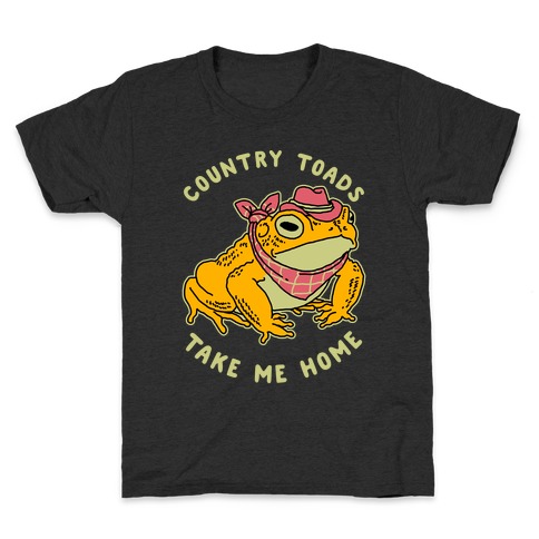 Country Toads Take Me Home Kids T-Shirt
