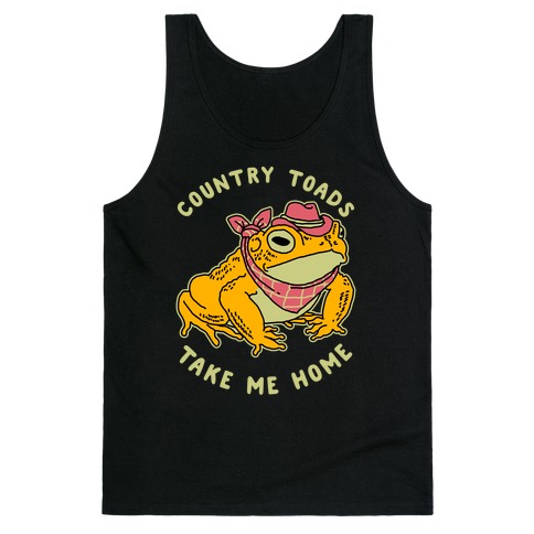 Country Toads Take Me Home Tank Top