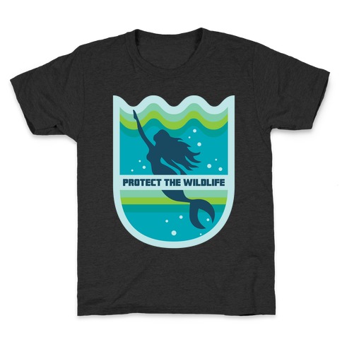Protect The Wildlife (Mermaid) Kids T-Shirt