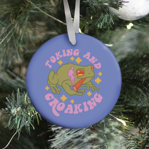Toking And Croaking Ornament