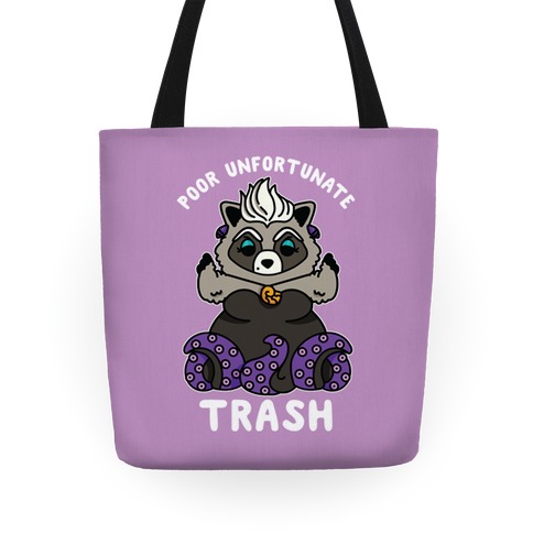 Poor Unfortunate Trash Raccoon Tote