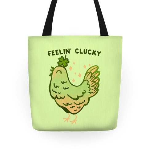 Feelin' Clucky St. Patrick's Day Chicken Tote