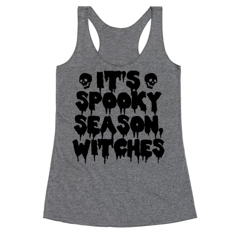 It's Spooky Season, Witches Racerback Tank Top