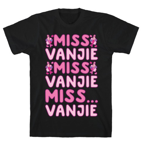 Miss Vanjie Parody White Print T-Shirt