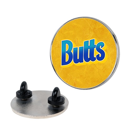 Butts Candy Logo Pin