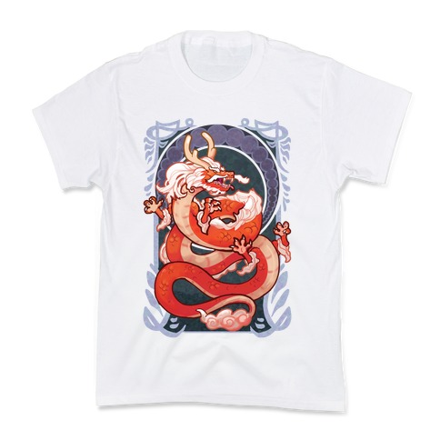 Art Nouveau Dragon Kids T-Shirt