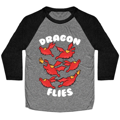 Dragon Flies Baseball Tee