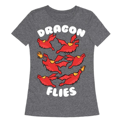 Dragon Flies Womens T-Shirt