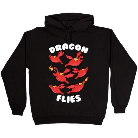 Dragon Flies Hooded Sweatshirt