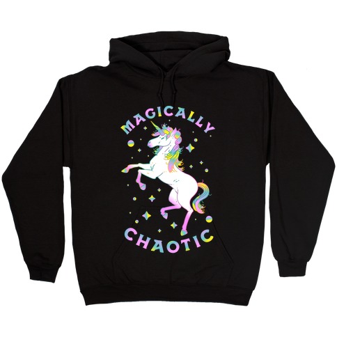 Magically Chaotic Unicorn Hooded Sweatshirt