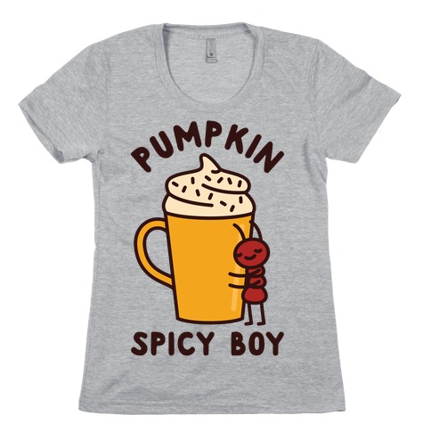 Pumpkin Spicy Boy Womens T-Shirt