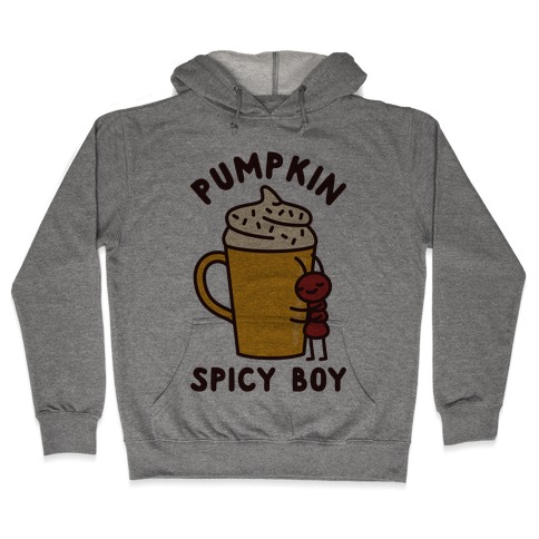 Pumpkin Spicy Boy Hooded Sweatshirt