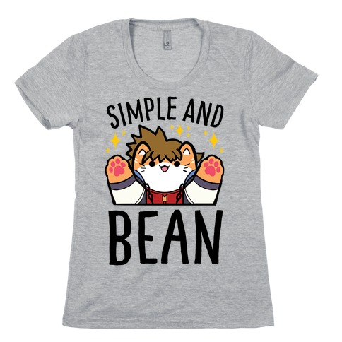 Simple And Bean Womens T-Shirt