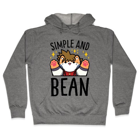 Simple And Bean Hooded Sweatshirt