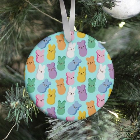 Marshmallow Bunny Pattern Ornament