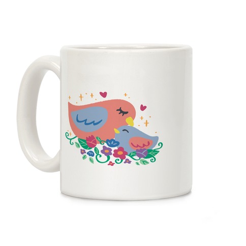 Mama Bird Orange Coffee Mug