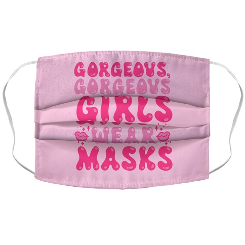 Gorgeous Gorgeous Girls Wear Masks Accordion Face Mask