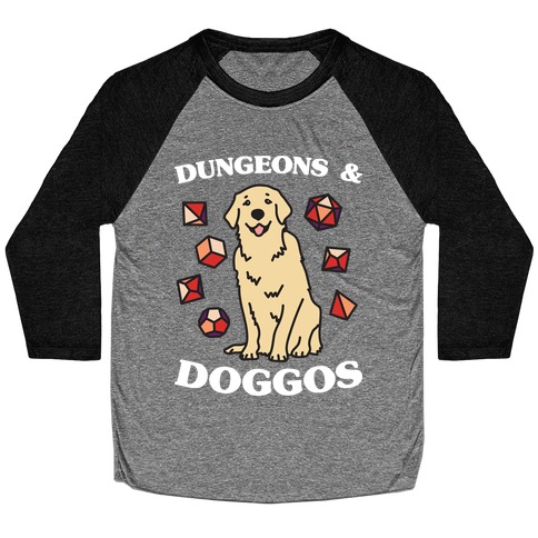 Dungeons & Doggos Baseball Tee