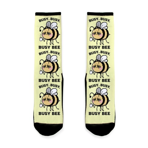Busy, Busy, Busy Bee Sock