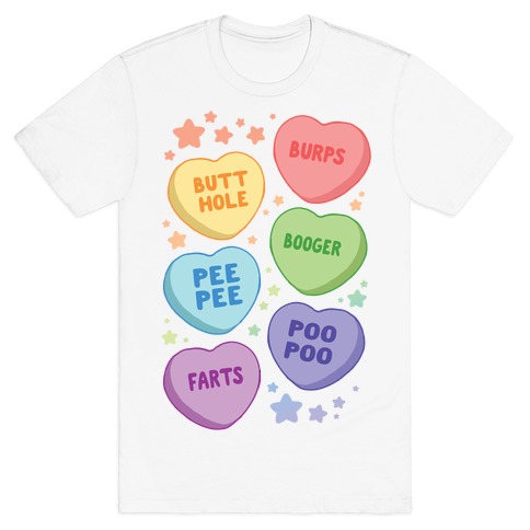 Immature Candy Hearts T-Shirt
