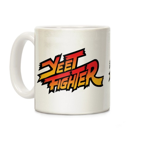 Yeet Fighter Parody Coffee Mug