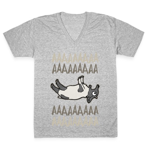 Screaming Goat V-Neck Tee Shirt