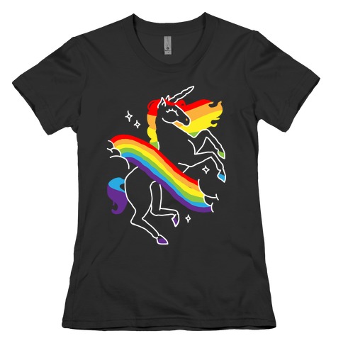 Unicorn Pride Womens T-Shirt
