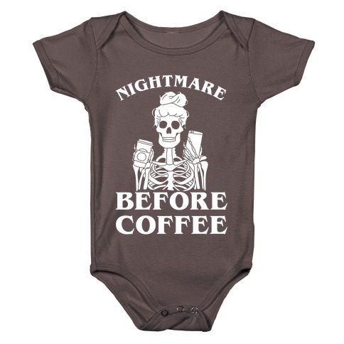 Nightmare Before Coffee Baby One-Piece