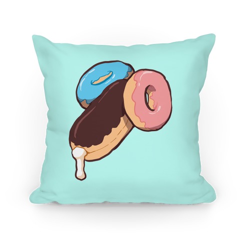 Naughty Donuts Pillow