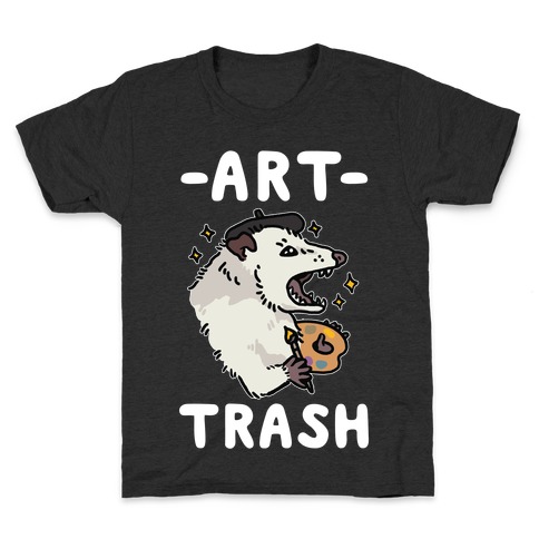 Art Trash Possum Kids T-Shirt