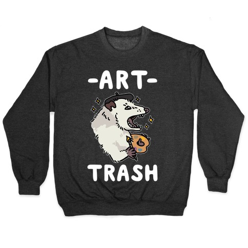Art Trash Possum Pullover