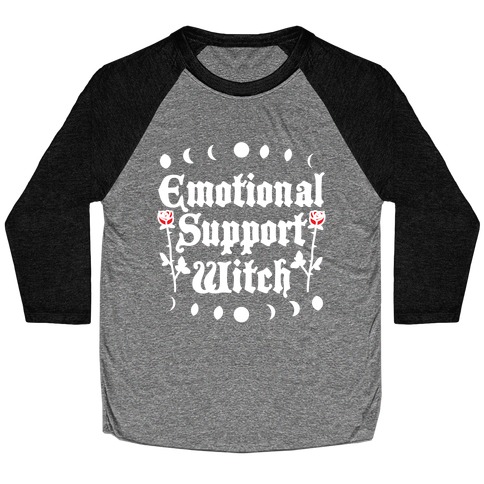 Emotional Support Witch Baseball Tee