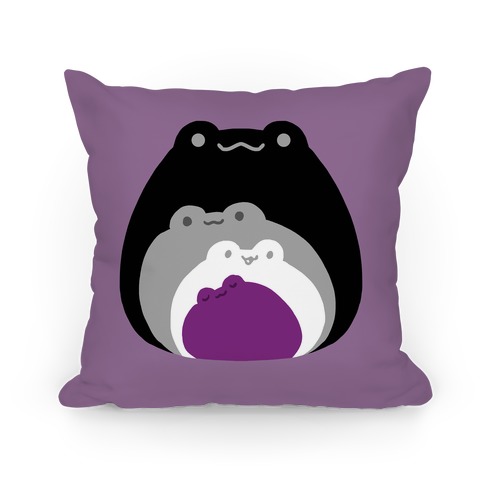 Frogs In Frogs In Frogs Ace Pride Pillow