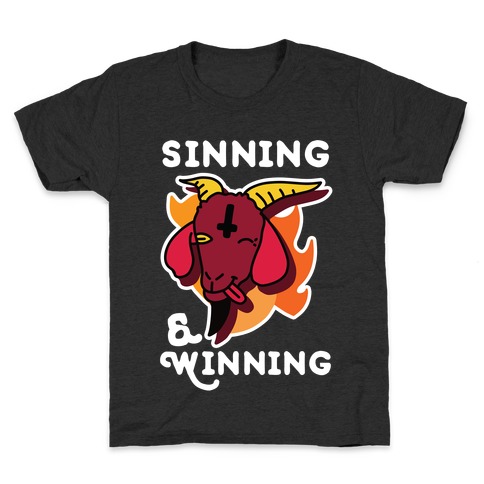 Sinning & Winning Kids T-Shirt