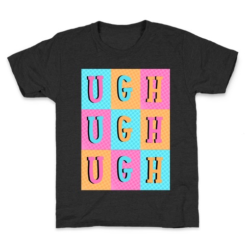 Ugh Pop Art Style Kids T-Shirt