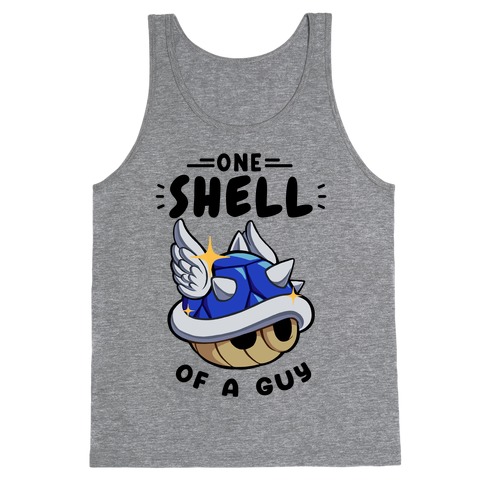 One Shell of A Guy: Blueshell Ver Tank Top
