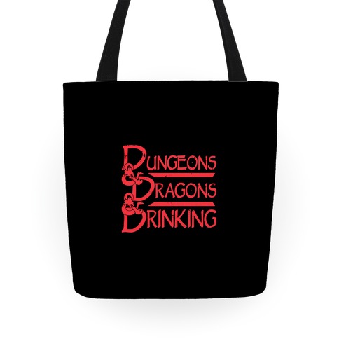 Dungeons & Dragons & Drinking Tote
