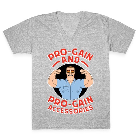 proGAIN and proGAIN accessories V-Neck Tee Shirt