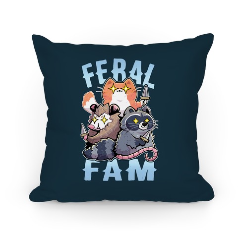 Feral Fam Pillow