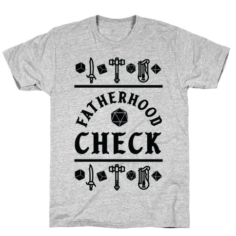 Fatherhood Check T-Shirt