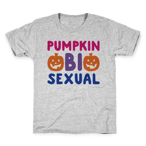 Pumpkin Bisexual Kids T-Shirt