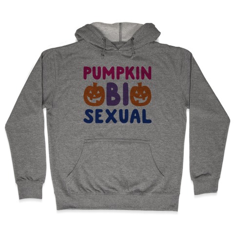 Pumpkin Bisexual Hooded Sweatshirt