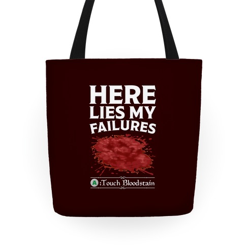 Here Lies My Failures Tote