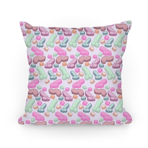 Macaron Peens Pattern Pillow