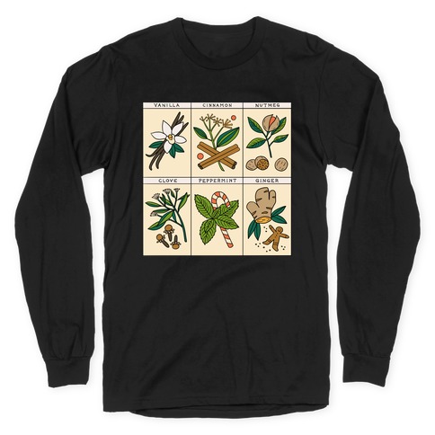 Holiday Spice Botanicals Long Sleeve T-Shirt