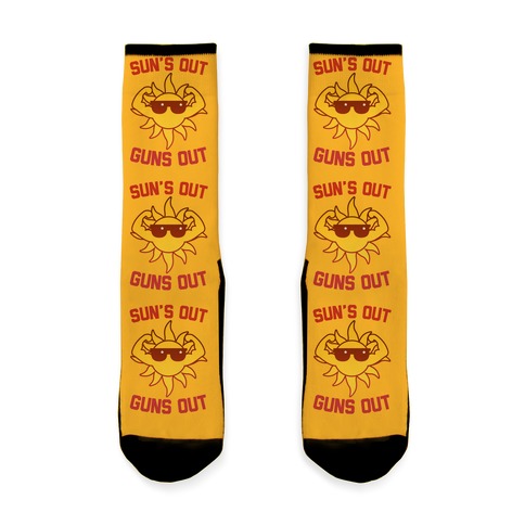 Sun's Out Guns Out Sock