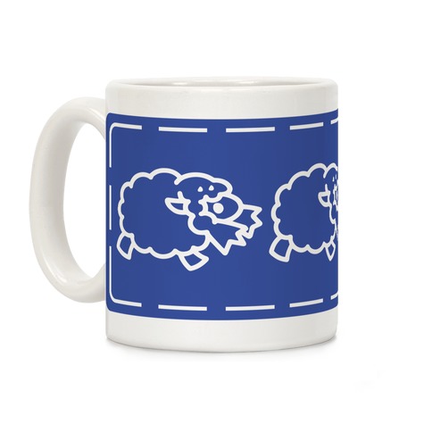 Wooloo Blue Pattern Coffee Mug