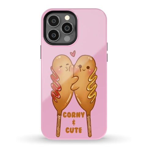 Corny and Cute (pink) Phone Case