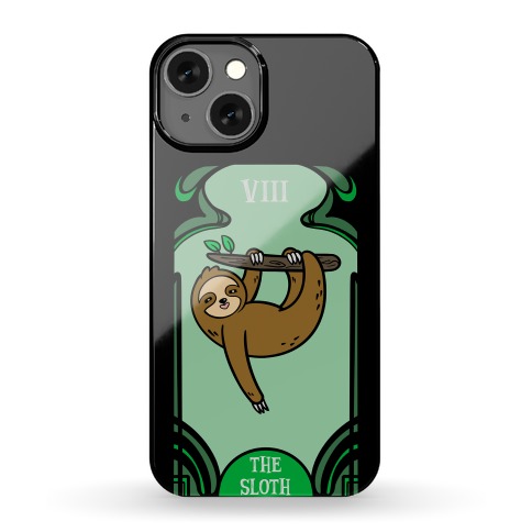 The Sloth Tarot Card Phone Case