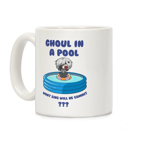 Ghoul In a Pool What Sins Will He Commit??? Coffee Mug